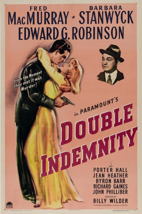 Double Indemnity Movie Poster Double Indemnity Movie Poster