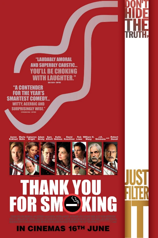 Thank You For Smoking Ver3 Xlg Thank You For Smoking Ver3 Xlg