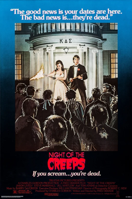 Night Of The Creeps Movie Poster Night Of The Creeps Movie Poster