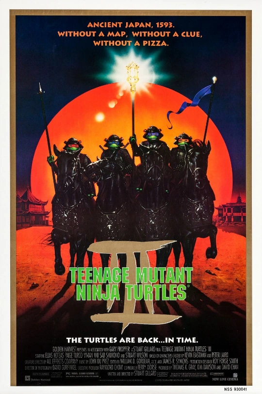 Teenage Mutant Ninja Turtles Iii Xlg